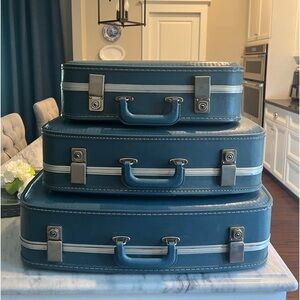 Set of vintage luggage